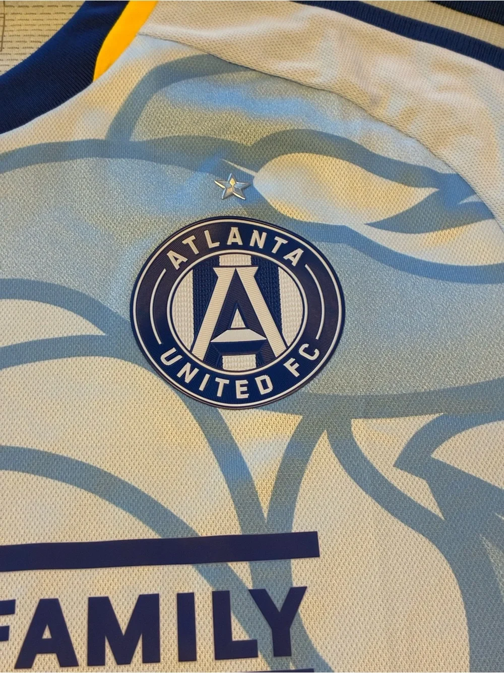 Atlanta United FC adidas Men’s Light Blue The Resurgens Kit Authentic Jersey XL